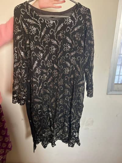 Chiffon 3 piece stitched  XL