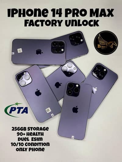 iphone 14 pro /14 pro max/256gb/512gb/pta approved