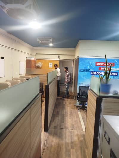 Semi furnished office available on rent