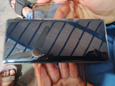 Infinix hot 50 pro + silver collor