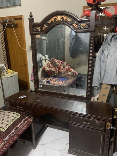 Dressing table , Iron stand , wooden Jay-e-Namaz