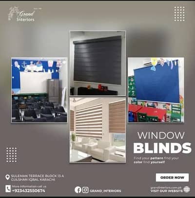 Window blinds curtains Roller blinds zabra blinds vertical by grand