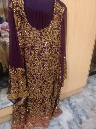 heavy embroidery dress for sale
