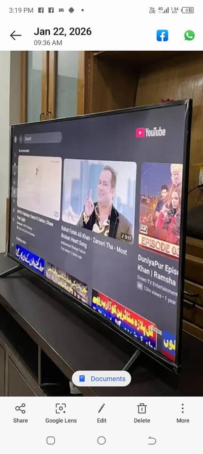 TcL anroied tv 40" orgnl condition 10/9
