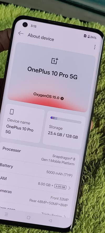 OnePlus 10 pro 5g  8gb/ 128 gb