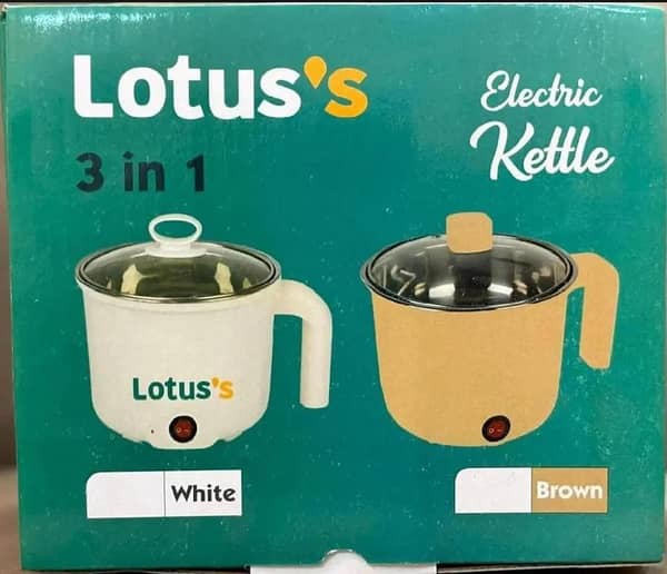 electric kettle, egg boiler, and multifunctional kitchen device (1.2 L) with stainless steel body