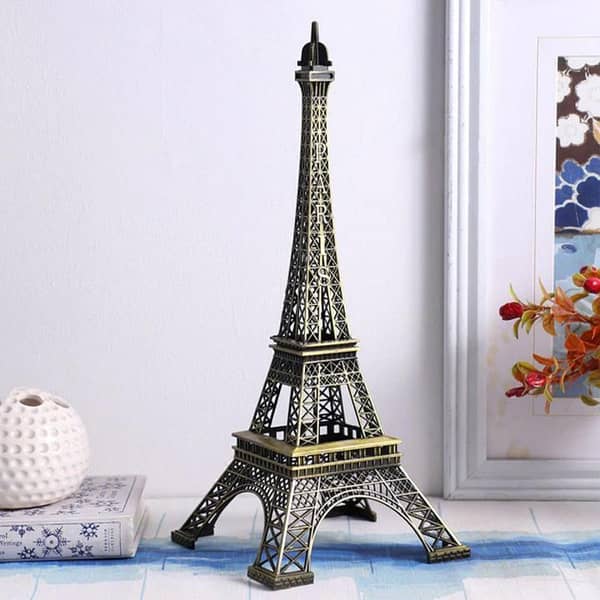 Mini Eiffel Tower Model, 10 cm, Metal – Bronze Finish