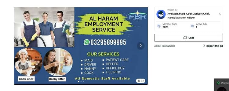 available. Cook . House . Maid . Baby sitter. chef. kitchen Helper. Nurse