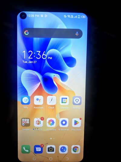 Techno spark 7 Pro with box and charger