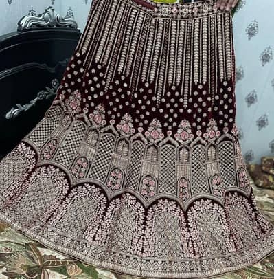 Bridal Complete lehnga with jewelry set