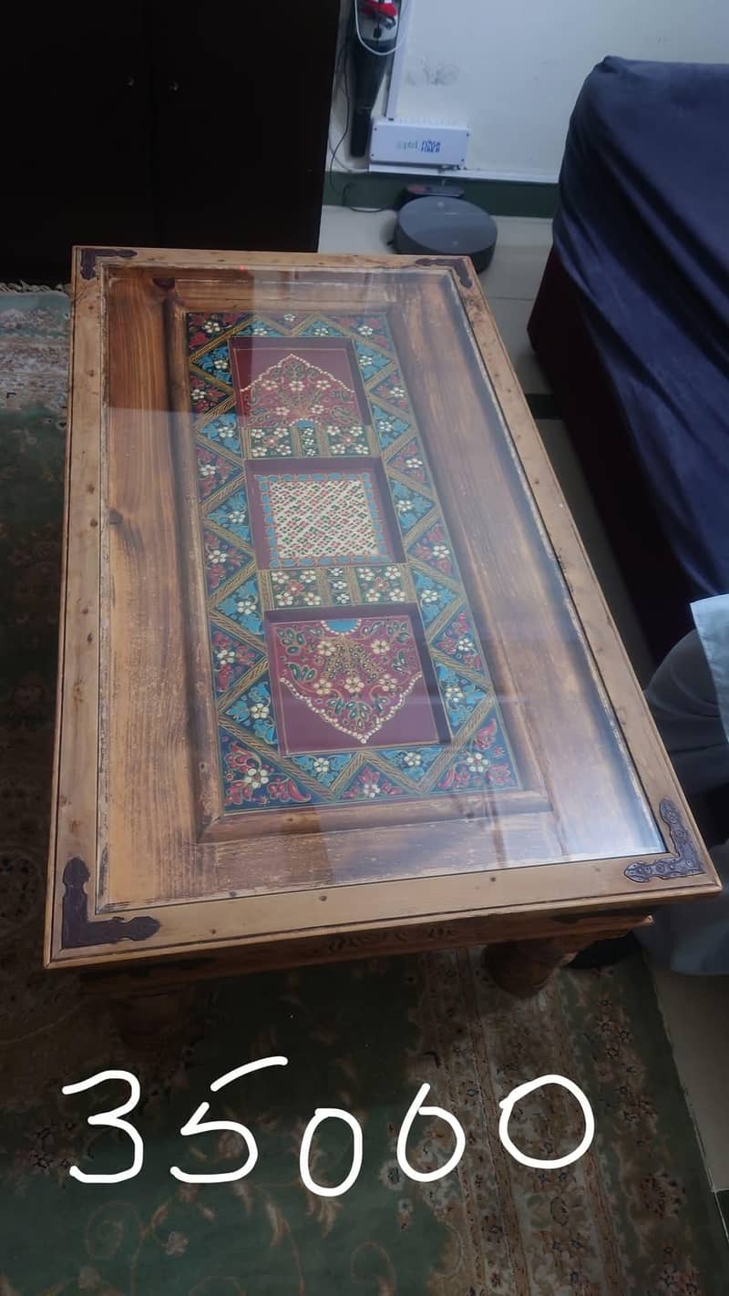 handcrafted center table 0