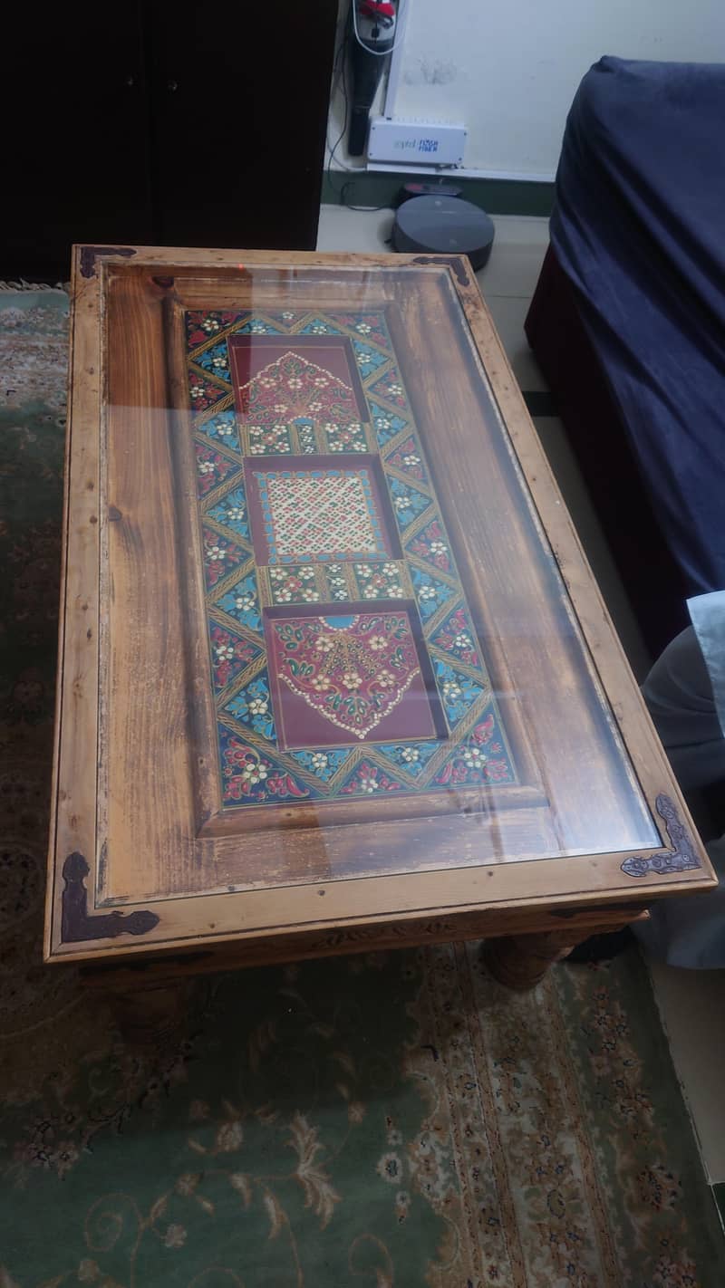 handcrafted center table 2