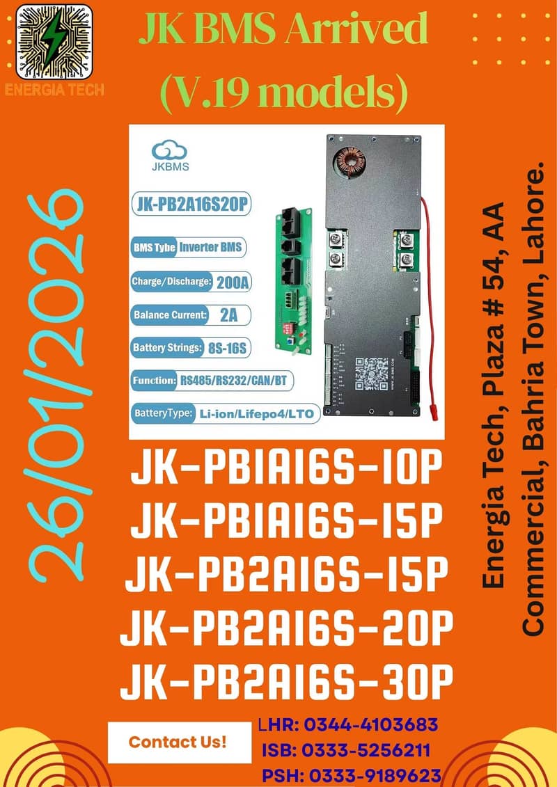 Lithium Battery Accessories & BMS 0