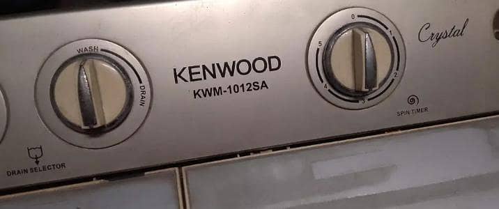 Kenwood washing machine sa1012