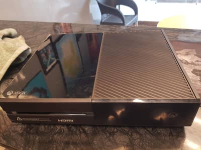 Xbox One with two controllers