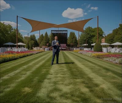 Mountain View 10 kanal Open Plot Big Restaurant Space available 2000 Persons Capacity for Rent