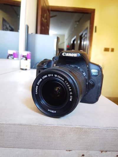 Canon 700D with 18-55 STM