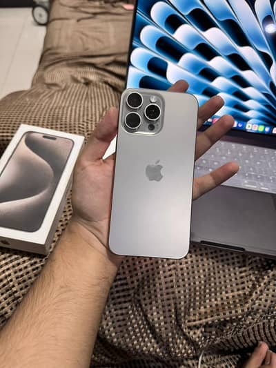 iPhone 15 Pro Max | 256GB | PTA Approved | Like New | Box |Urgent Sale