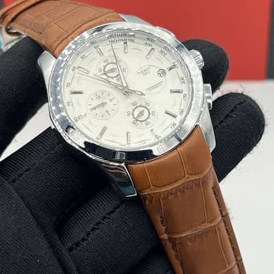 Tissot leather brow. Strap watch