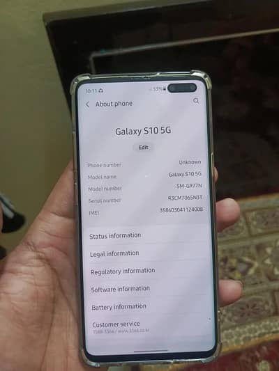 Samsung Mobile S10 5G 512gb