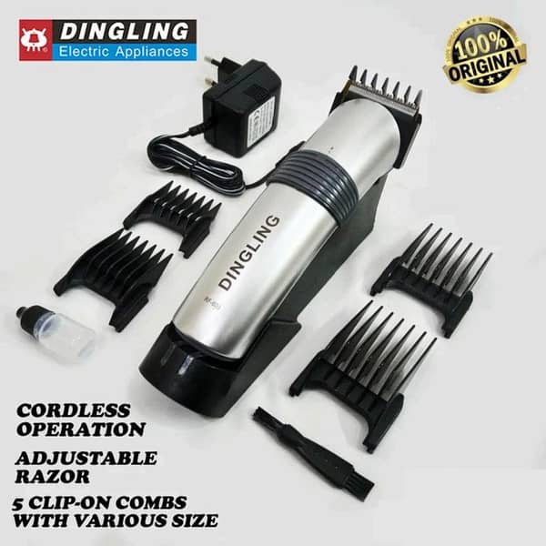 Dingling RF-609 Rechargeable Beard & Hair Trimmer