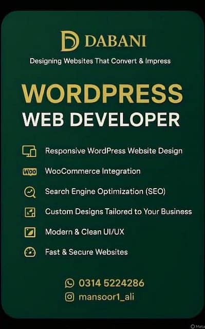 Expert Wordpress web Designer | Crafting stunning, User-Friendly Site