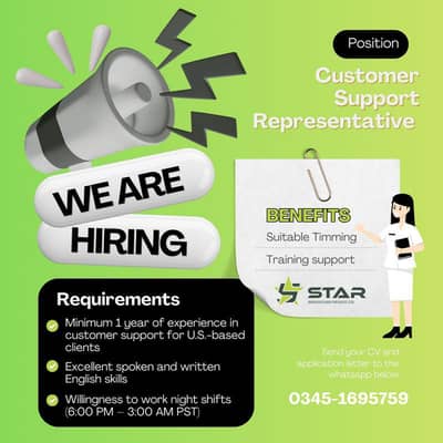 Customer support representative