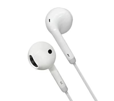 white super Bass handsfree
