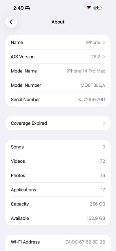 Iphone 14 pro max jv