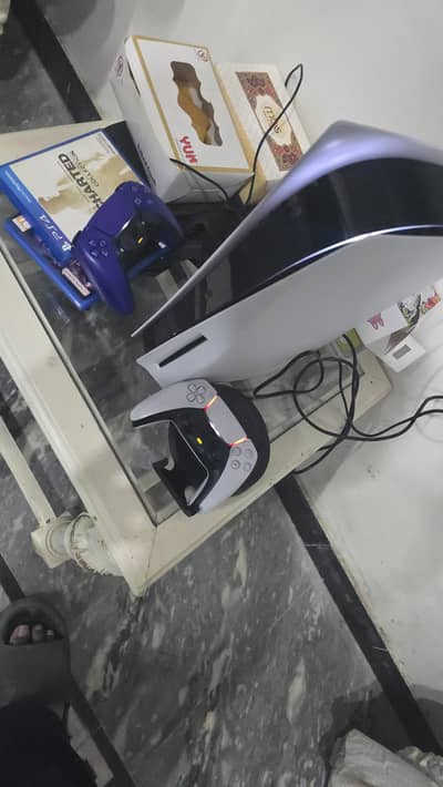 playstation 5 slightly used 1 TB with uncharted and tekken 8