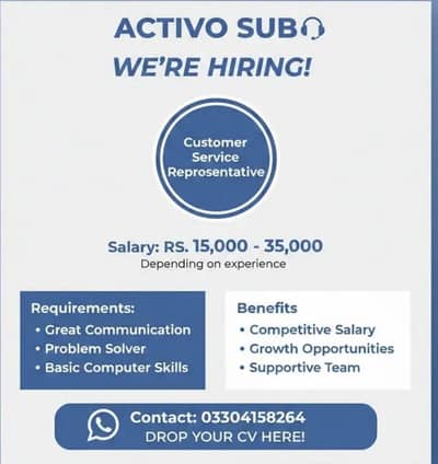 Customer service representative online