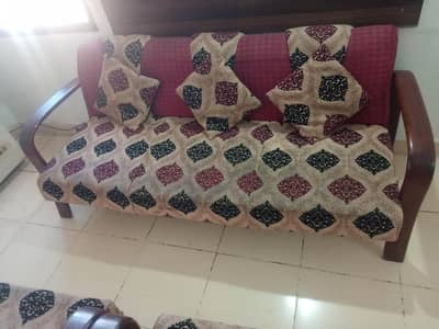 5 Seater Sofa Set & Table Set for sale
