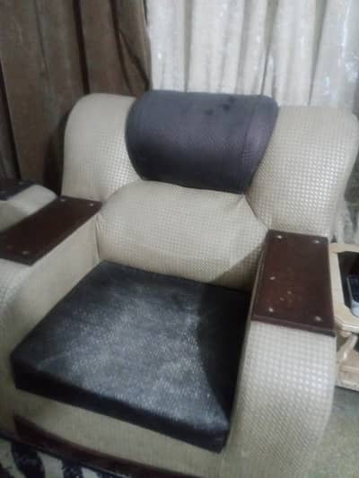 Sofa set: leather sofa set
