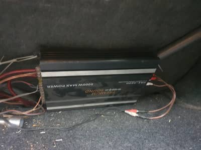 Amplifier and Sub Woofer