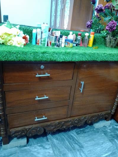 Bed set with Dressing Table