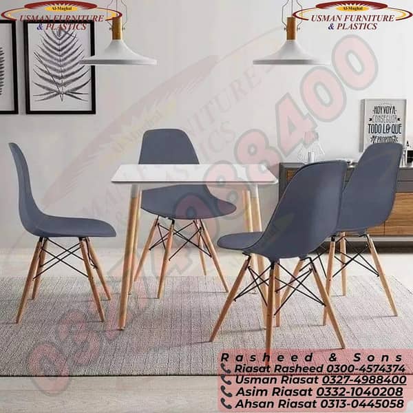 Modern Dining Chair - Cafe Chair - Restaurant Chair | High-Back, Lightweight and Durable