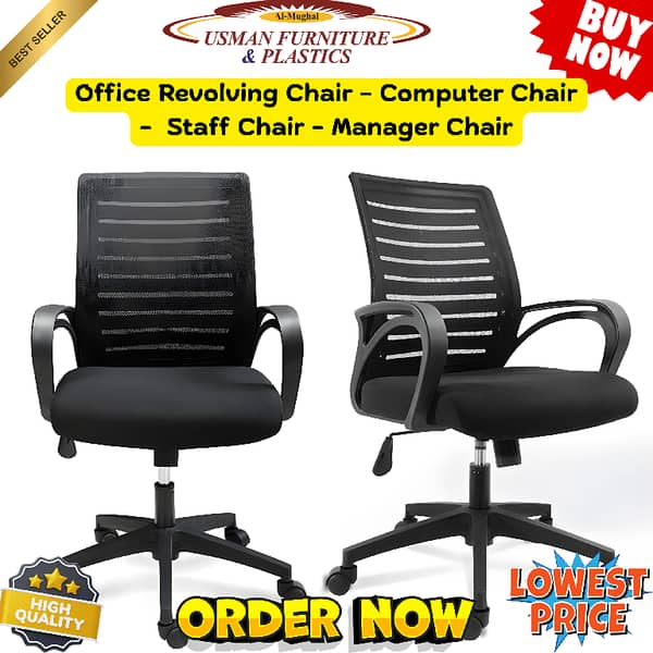 Home Office Chair Ergonomic Desk Chair with Lumbar Support, Mid-Back Mesh, Black