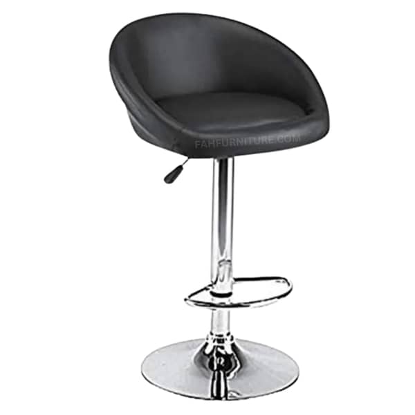 Adjustable PU Leather Bar Stool with Chrome Base, 360° Swivel, High-Seat Home Dining/Shop Counter Chair - USMAN FURNITURE & PLASTICS Kitchen Stool / Bar Stool - Multiple Purpose use Stool