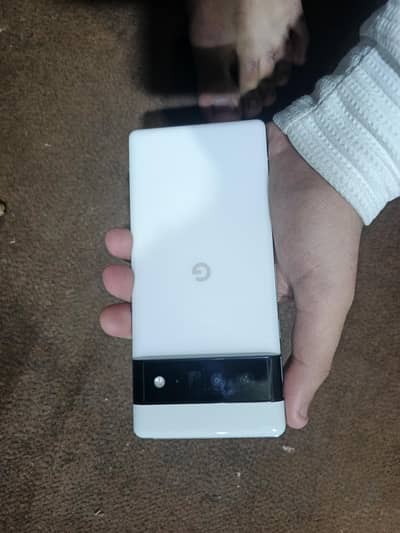 google Pixel 6pro 12 256 rere color white exchange poosible