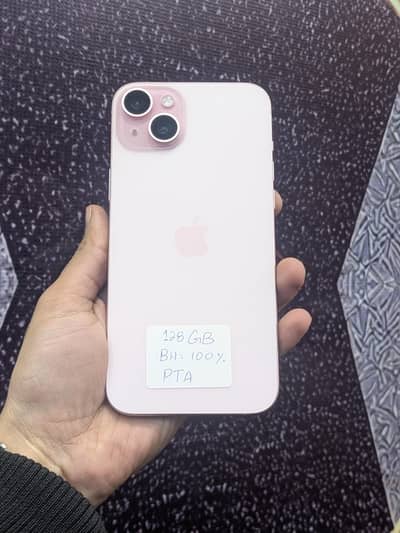 iphone 15PLUS 128GB PTA APPROVED