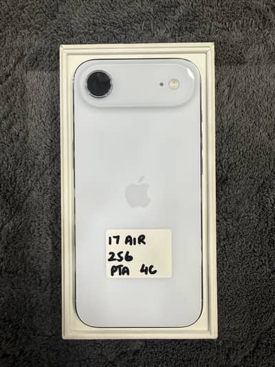 IPHONE 17 AIR PTA 4 CYCLES BLUE WITH FULL BOX