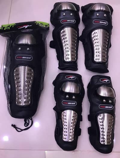 Knee elbow pads (probiker) for riders with (steel) protection