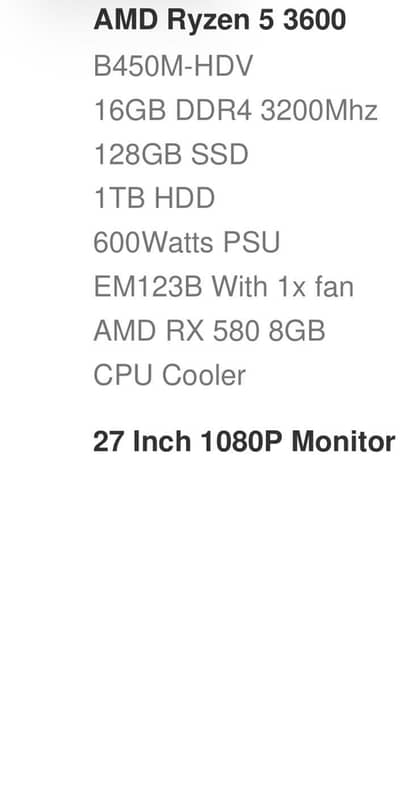 Gaming pc for sell