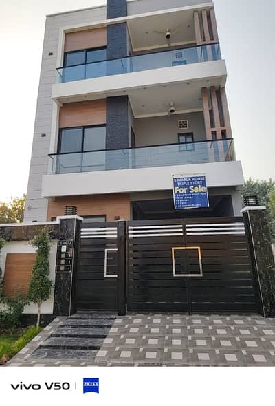 5 Marla Triple Storey House Available For Sale