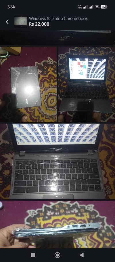Asus laptop converted Chromebook