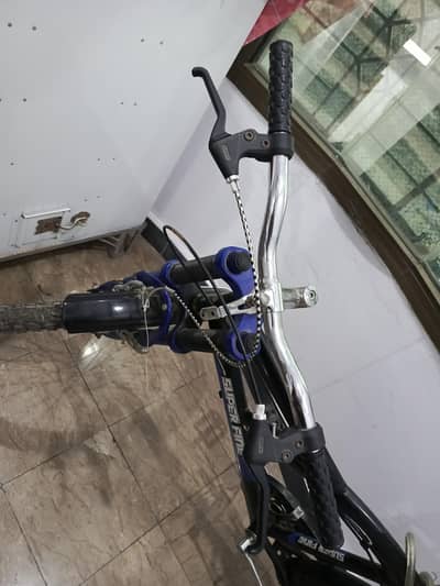 BICYCLE  BLUE AND BLACK COLOR