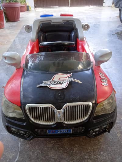 Electric police car  for kids / 4 wheeler