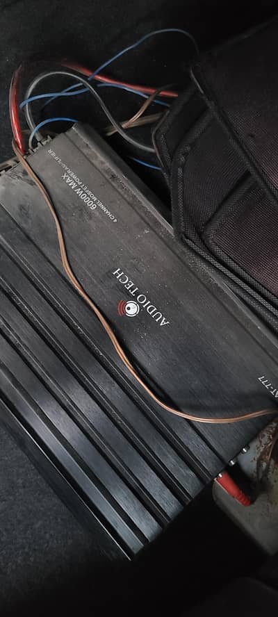 amplifier and speakers