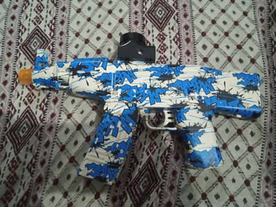 gel blaster gun in blue color deal