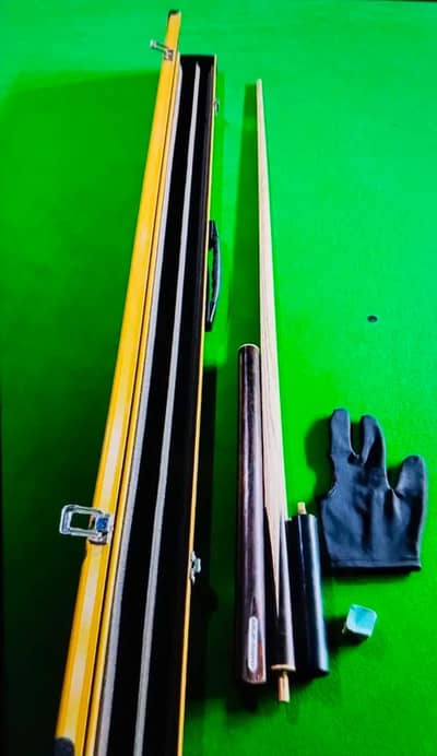 Snooker Cue Stick Set with Case, Extension & Accessories